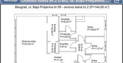 Dedinje – lux stan 146kvm + garaža