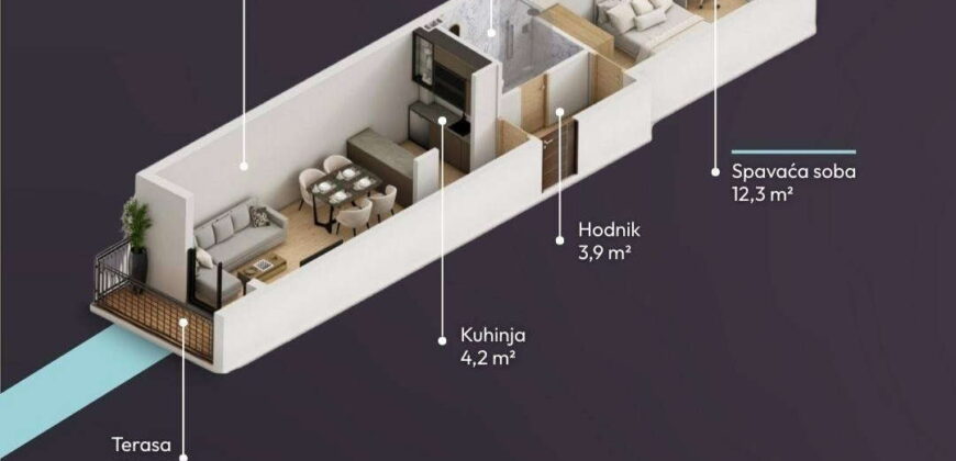 Lekino brdo – Veselina Masleše 47kvm