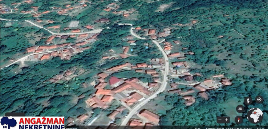 Sokobanja, Šarbanovac 55kvm + 41kvm + 10,39ari